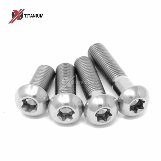 M8 ISO7380 Gr5 Ti6Al4V Titanium Button Head Bolt